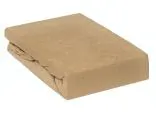 Prześcieradło Frotte z gumką ciemny beż 220x200     030